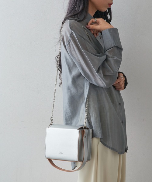 TIDEWAY（タイドウェイ）の「【TIDEWAY】NFC vanity box bag（トートバッグ・レディース・ブラック/シルバー・FREE）」の17枚目の写真
