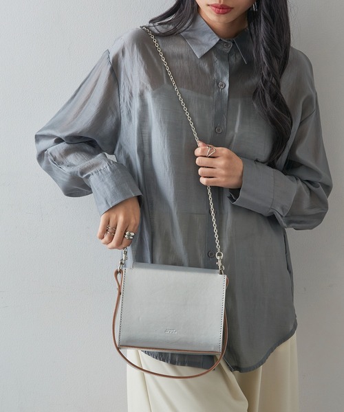 TIDEWAY（タイドウェイ）の「【TIDEWAY】NFC vanity box bag（トートバッグ・レディース・ブラック/シルバー・FREE）」の16枚目の写真