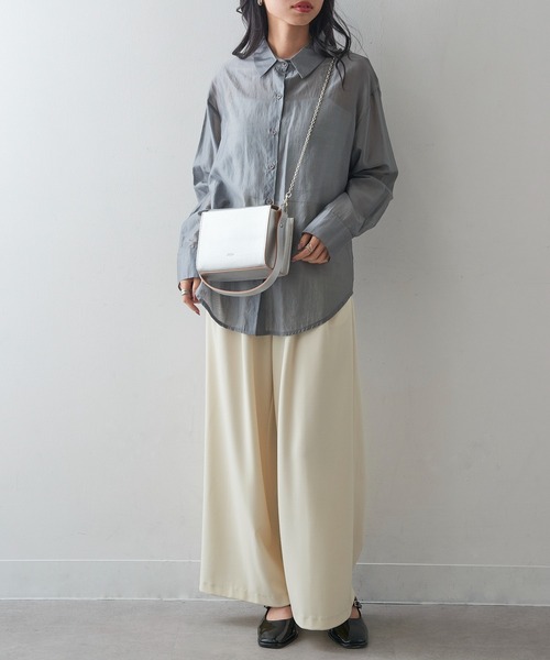 TIDEWAY（タイドウェイ）の「【TIDEWAY】NFC vanity box bag（トートバッグ・レディース・ブラック/シルバー・FREE）」の21枚目の写真