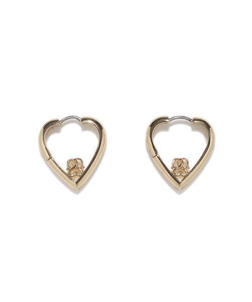 SNIDEL(スナイデル)の「ハートフープピアス(ピアス(両耳用)・レディース・シルバー/ゴールド・F)」の10枚目の写真