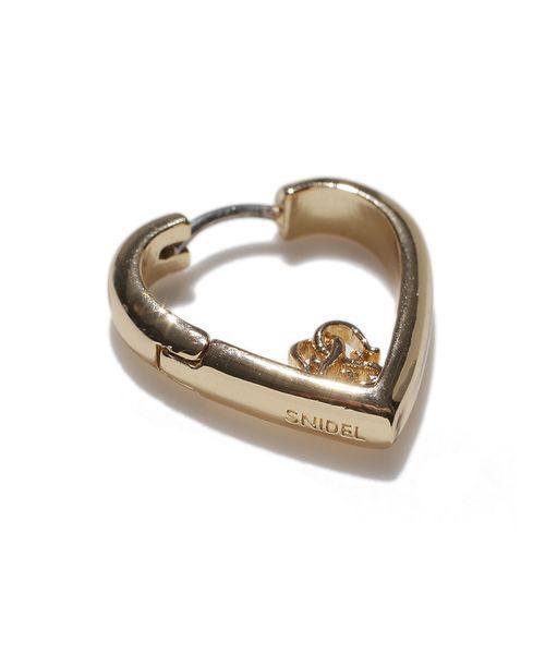 SNIDEL(スナイデル)の「ハートフープピアス(ピアス(両耳用)・レディース・シルバー/ゴールド・F)」の13枚目の写真