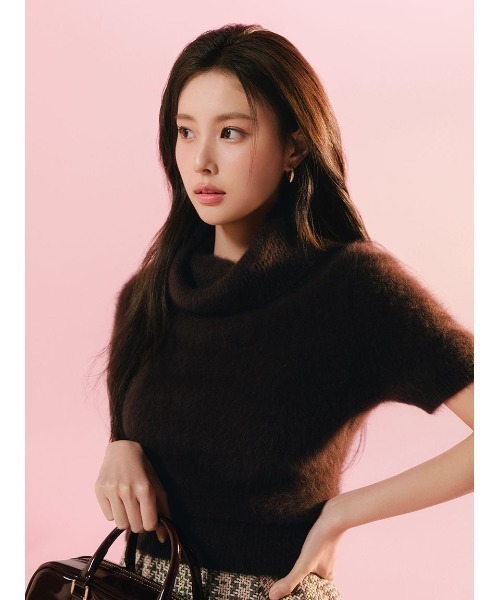 SNIDEL(スナイデル)の「ハートフープピアス(ピアス(両耳用)・レディース・シルバー/ゴールド・F)」の5枚目の写真