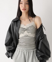 カップ付きレースキャミ 579837