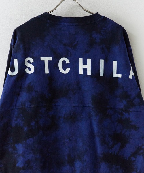 ONEXONE/ワンフォーワン タイダイ JUSTCHILAXTシャツ（Tシャツ