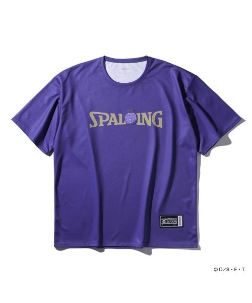 SPALDING(スポルディング)の「【SPALDING/スポルディング】Tシャツ ONE PIECE ゴムゴムの実 ロゴ/吸水速乾機能・UVカット機能・アニメ半袖Tシャツ(Tシャツ/カットソー・メンズ・ブラック/ホワイト/パープル・LARGE/MEDIUM)」の10枚目の写真