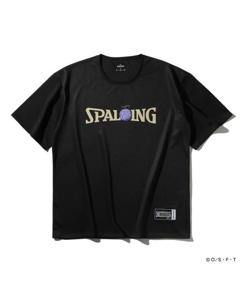 SPALDING(スポルディング)の「【SPALDING/スポルディング】Tシャツ ONE PIECE ゴムゴムの実 ロゴ/吸水速乾機能・UVカット機能・アニメ半袖Tシャツ(Tシャツ/カットソー・メンズ・ブラック/ホワイト/パープル・LARGE/MEDIUM)」の11枚目の写真