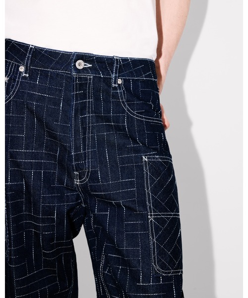 KENZO Weave' カーゴ モンキー フィット ジーンズ（デニムパンツ