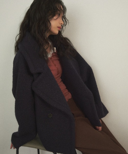 ブークレショートコート（ブルゾン）｜Shelly island（シェリー