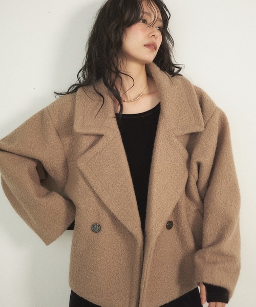 ブークレショートコート（ブルゾン）｜Shelly island（シェリー