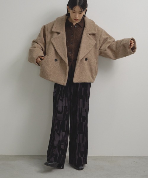 セール】ブークレショートコート（ブルゾン）｜Shelly island