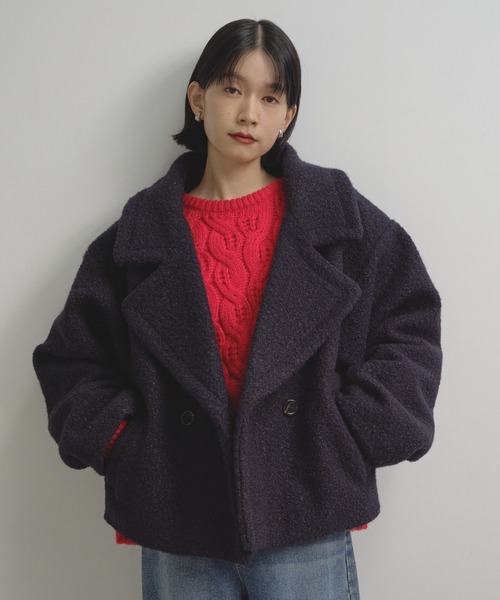 ブークレショートコート（ブルゾン）｜Shelly island（シェリー