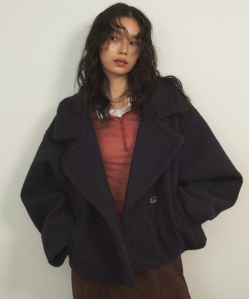 ブークレショートコート（ブルゾン）｜Shelly island（シェリー