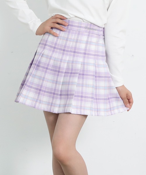 PINKHUNT（ピンクハント）の「PINKHUNT ピンクハント プリーツスカート 0795K（スカート・キッズ・ネイビー/パープル/アッシュグレー/ブルー/ベビーピンク/ライトブルー・120cm/130cm/140cm/150cm/160cm）」の5枚目の写真