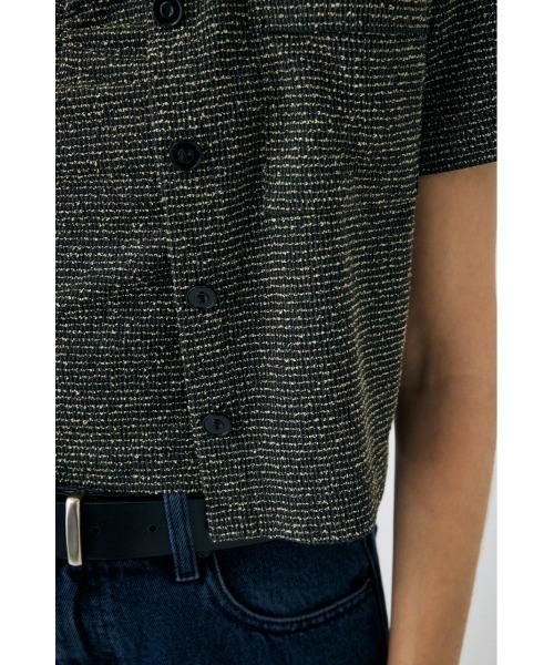 MOUSSY(マウジー)の「BOUCLE TWEED ハーフスリーブカーディガン(カーディガン/ボレロ・レディース・ブラック系その他/ブラック・FREE)」の15枚目の写真