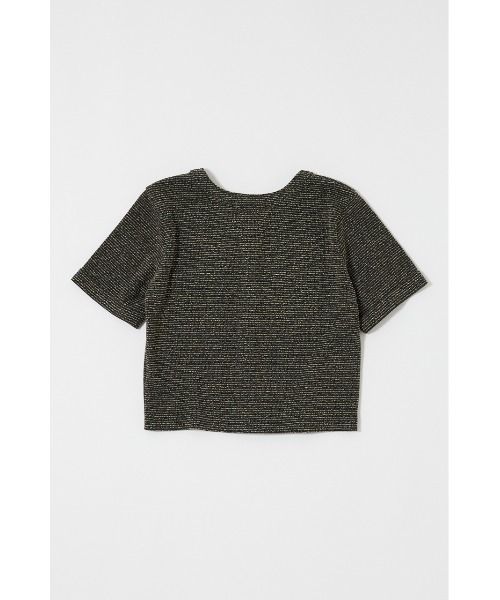 MOUSSY(マウジー)の「BOUCLE TWEED ハーフスリーブカーディガン(カーディガン/ボレロ・レディース・ブラック系その他/ブラック・FREE)」の18枚目の写真