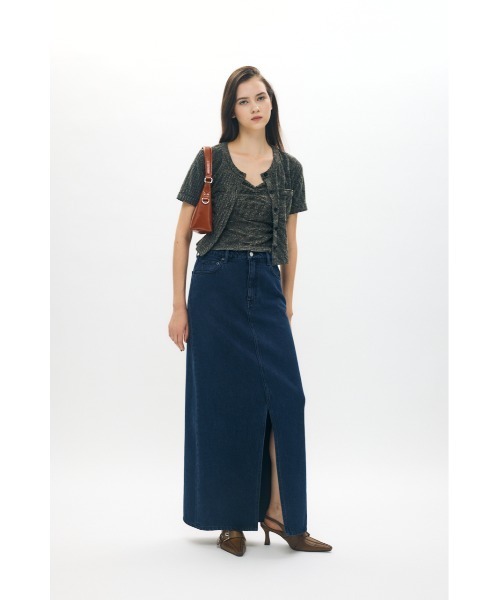 MOUSSY(マウジー)の「BOUCLE TWEED ハーフスリーブカーディガン(カーディガン/ボレロ・レディース・ブラック系その他/ブラック・FREE)」の19枚目の写真