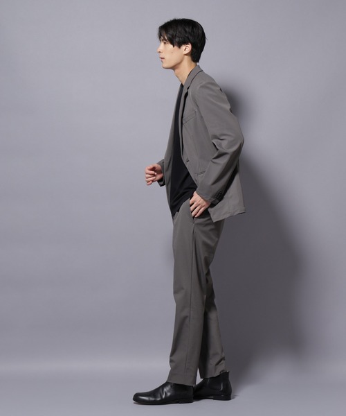 【極美品✨】ナノユニバース Damerino スーツセットアップ グレー M NANO universe セットアップ 「Damerino」TEXBRID(R)×ECOBLUEトロ