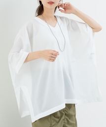 refinedworks | 【refinedworks】ゆるっとポンチョ風シャツ！(シャツ/ブラウス)