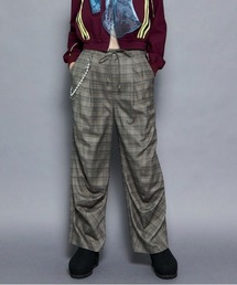 Multi Fabric High Waist Pants/マルチファブリックハイウエストパンツ