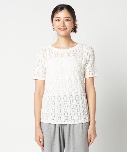 HELIOPOLE(エリオポール)の「RUSSELL RACE TEE(Tシャツ/カットソー・レディース・ブラック/ホワイト・38)」の9枚目の写真