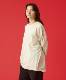 KAVU（カブー）の「KAVU/カブー K Patch LS Tee L/S Tee/ケーパッチ（Tシャツ/カットソー）」
