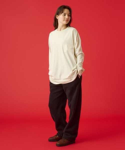 KAVU(カブー)の「KAVU/カブー K Patch LS Tee L/S Tee/ケーパッチ(Tシャツ/カットソー・メンズ・ライトグレー/ネイビー/イエロー・MEDIUM/LARGE/X-LARGE)」の17枚目の写真