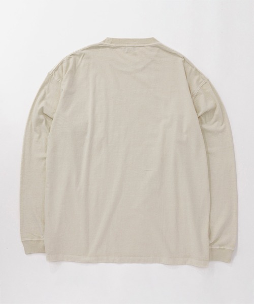 KAVU(カブー)の「KAVU/カブー K Patch LS Tee L/S Tee/ケーパッチ(Tシャツ/カットソー・メンズ・ライトグレー/ネイビー/イエロー・MEDIUM/LARGE/X-LARGE)」の14枚目の写真