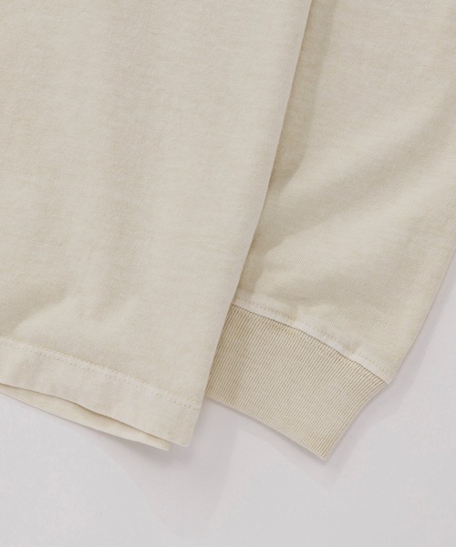 KAVU(カブー)の「KAVU/カブー K Patch LS Tee L/S Tee/ケーパッチ(Tシャツ/カットソー・メンズ・ライトグレー/ネイビー/イエロー・MEDIUM/LARGE/X-LARGE)」の5枚目の写真