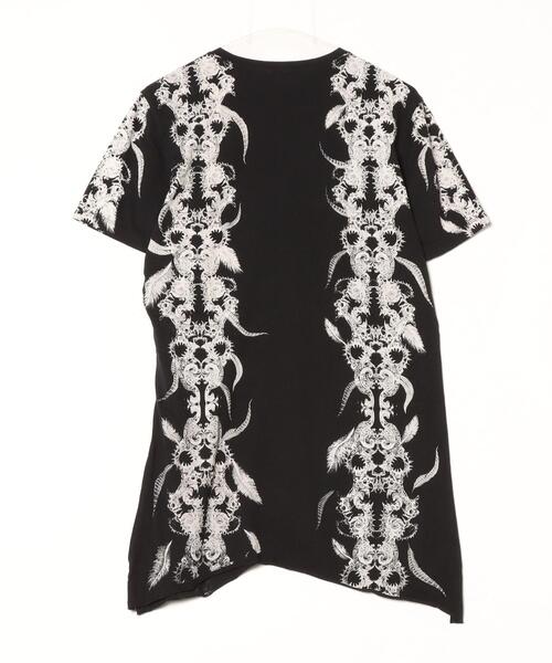 KMRii（ケムリ）の「KMRii/ケムリ/Magnolia Feather 02 Cut（Tシャツ/カットソー・メンズ・ホワイト/ブラック・1/2/3）」の3枚目の写真