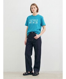 MARMARMAR ハイウエストストレートデニムパンツ