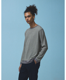 5351 POUR LES HOMMES（ゴーサンゴーイチプールオム）の「シャーリング ジャガード 長袖Tシャツ（Tシャツ/カットソー）」