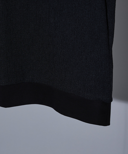 5351 POUR LES HOMMES（ゴーサンゴーイチプールオム）の「シャーリング ジャガード 長袖Tシャツ（Tシャツ/カットソー・メンズ・グレイッシュベージュ/ブラック/ホワイト・46/48/44/50）」の12枚目の写真