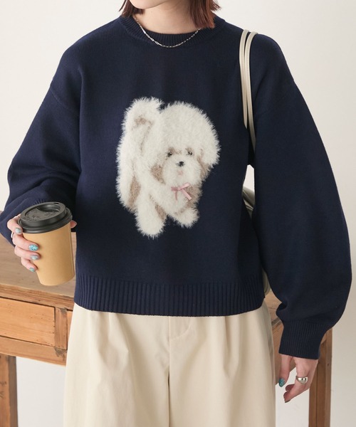 ふ*の様 BUDESPOOL ×GAKKIN ブラック グレー ニット M ふ*の様