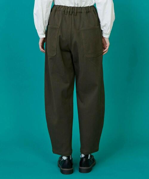 FRAPBOIS(フラボア)の「カーブツイル パンツ(その他パンツ・レディース・キナリ/グリーン/オリーブ・0/1)」の5枚目の写真