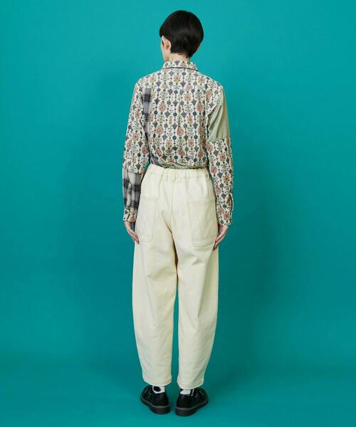 FRAPBOIS(フラボア)の「カーブツイル パンツ(その他パンツ・レディース・キナリ/グリーン/オリーブ・0/1)」の19枚目の写真