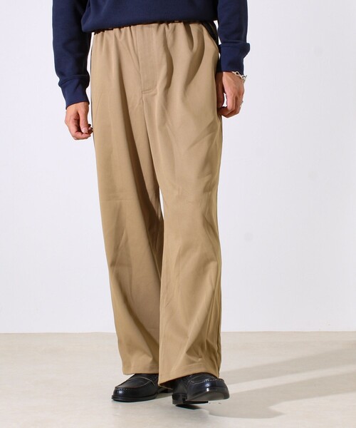 GEVACO（ゲバコ）の「【GEVACO】ドロストイージーパンツ ストレッチツイル 裾ドローコード付き（その他パンツ・メンズ・ベージュ/ブラック/チャコールグレー・M/L）」の3枚目の写真