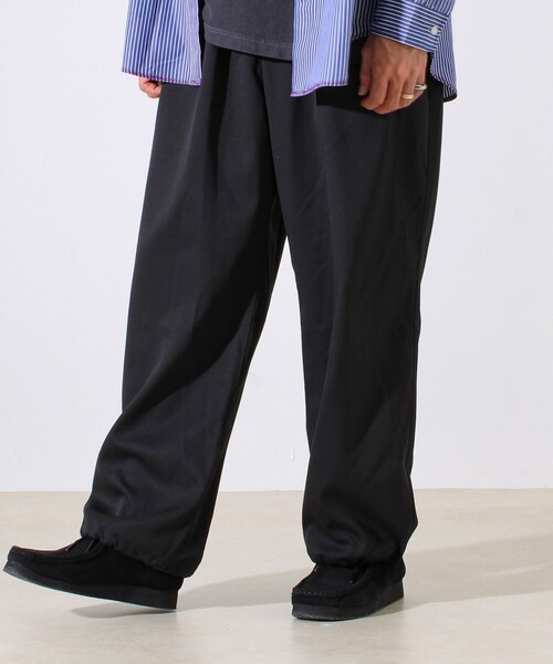 GEVACO（ゲバコ）の「【GEVACO】ドロストイージーパンツ ストレッチツイル 裾ドローコード付き（その他パンツ・メンズ・ベージュ/ブラック/チャコールグレー・M/L）」の2枚目の写真