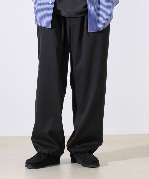 GEVACO（ゲバコ）の「【GEVACO】ドロストイージーパンツ ストレッチツイル 裾ドローコード付き（その他パンツ・メンズ・ベージュ/ブラック/チャコールグレー・M/L）」の20枚目の写真