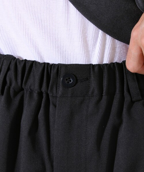 GEVACO（ゲバコ）の「【GEVACO】ドロストイージーパンツ ストレッチツイル 裾ドローコード付き（その他パンツ・メンズ・ベージュ/ブラック/チャコールグレー・M/L）」の6枚目の写真