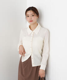 PROPORTION BODY DRESSING | <ハンドウォッシャブル>アイレットレースシャツ / 1215260902(Tシャツ/カットソー)