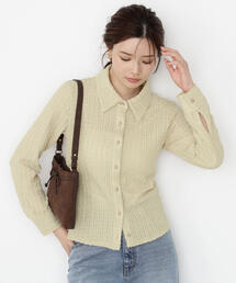 PROPORTION BODY DRESSING（プロポーションボディドレッシング）の「＜ハンドウォッシャブル＞アイレットレースシャツ / 1215260902（Tシャツ/カットソー）」