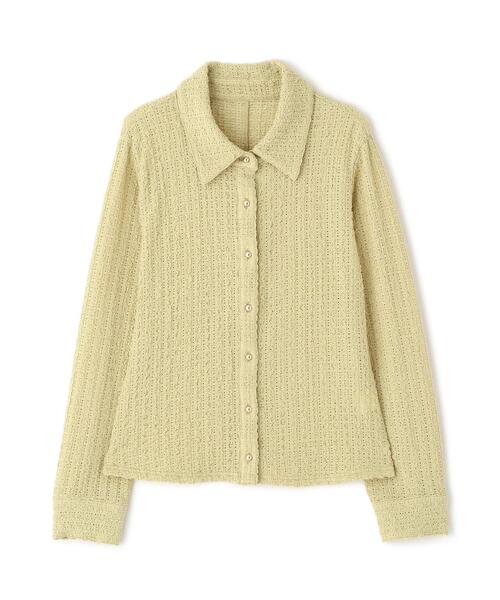 PROPORTION BODY DRESSING(プロポーションボディドレッシング)の「<ハンドウォッシャブル>アイレットレースシャツ / 1215260902(Tシャツ/カットソー・レディース・ブラック/ホワイト系その他/イエロー・FREE)」の17枚目の写真