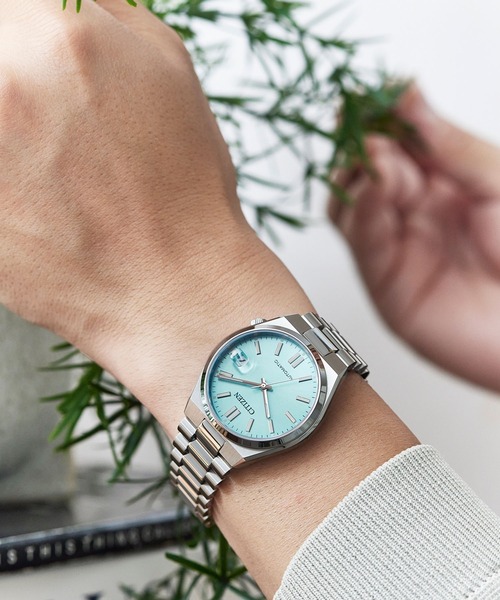CITIZEN（シチズン）の「CITIZEN COLLECTION メカニカルウオッチ TSUYOSA 37mm（アナログ腕時計・メンズ・ブルー/バイオレット/ダークグリーン/ピンク/ネイビー・FREE）」の12枚目の写真