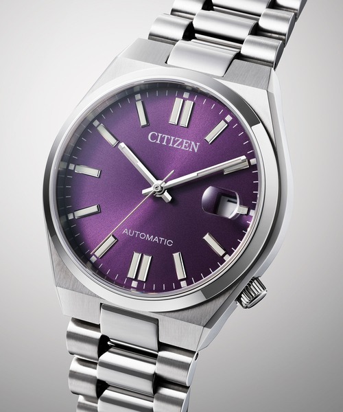 CITIZEN（シチズン）の「CITIZEN COLLECTION メカニカルウオッチ TSUYOSA 37mm（アナログ腕時計・メンズ・ブルー/バイオレット/ダークグリーン/ピンク/ネイビー・FREE）」の19枚目の写真