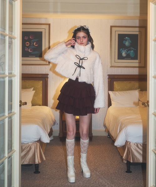 Lovilyn（ラヴィリン）の「プードルファーリボンコート（その他 