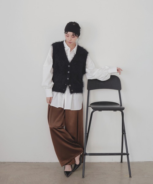 セール】フェザーVネックニット（ベスト）｜LIAN（リアン）の