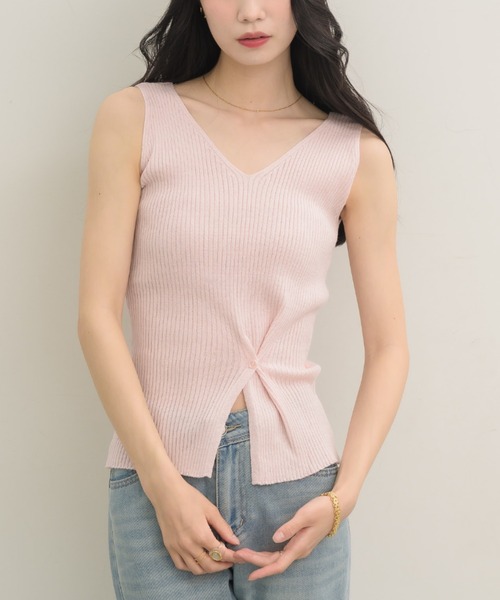 NEUNA（ヌナ）の「４wayニットタンク（ニット/セーター・レディース・ピンク/ブラック/ブルー・FREE）」の14枚目の写真