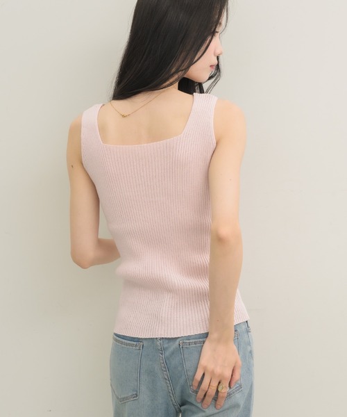 NEUNA（ヌナ）の「４wayニットタンク（ニット/セーター・レディース・ピンク/ブラック/ブルー・FREE）」の19枚目の写真
