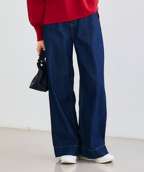 edwina horl ワイドバギーデニム edwina horl ワイドバギーデニム 【公式通販】