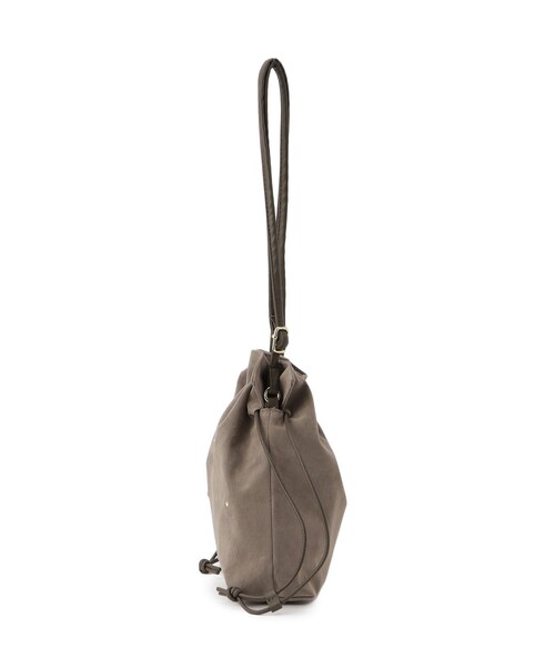 grove（グローブ）の「スタッズスエード調巾着ショルダー（ショルダーバッグ・レディース・ナチュラル/ブラック/ボルドー・00）」の18枚目の写真